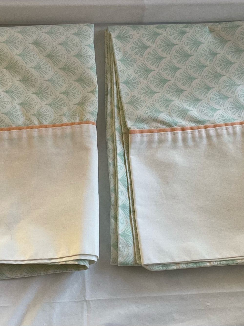 Laura Ashley Vintage 80s Bedding Set -2 King Pillow Cases